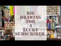 Big prize drawing for a lucky subscriber