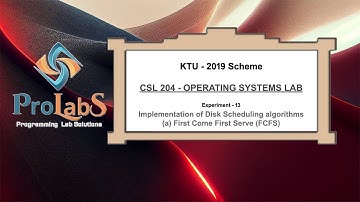 KTU-2019-CSL-204-Operating Systems Lab-Experiment - 13(a) - FCFS  disk scheduling algorithm.