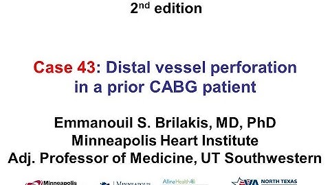 Case 43: Manual of CTO Interventions - Perforation in prior CABG patient