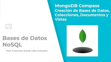 Como crear Bases de Datos en MongoDB Compass Creación de Colecciones, Documentos y Vistas