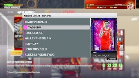 NBA 2K21 Out Of Position 4 Locker Code and Pack Opening