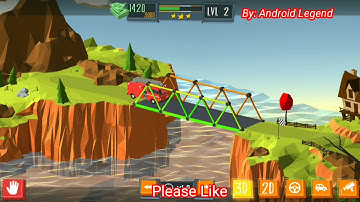 Build a Bridge Level 2 Android 3 star walk-through