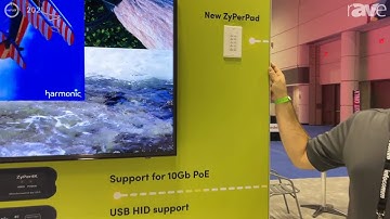 InfoComm 2021: ZeeVee Intros the ZyPerPad PoE Wall Plate Controller for Managing Video Streams