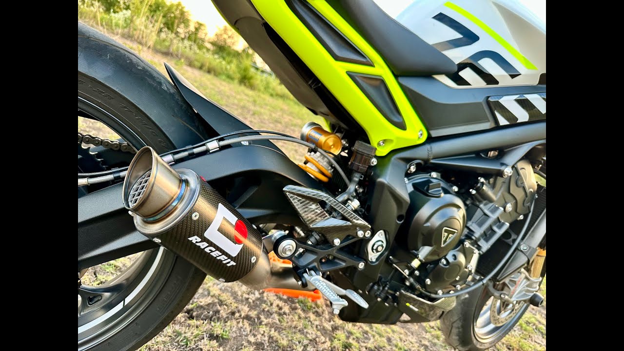 RACEFIT Exhaust for Triumph Street Triple Total Transformation
