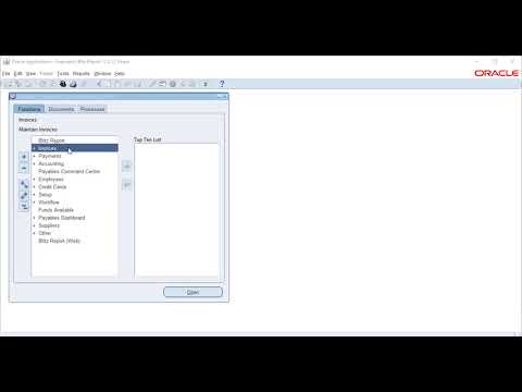 ORACLE EBS AP