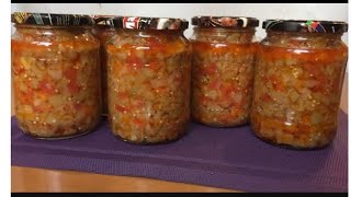 Qıslıq badımcan yeməyi,indi hazırlayın qısda rahat olun/Очень вкусны рецепт баклажанов на зиму