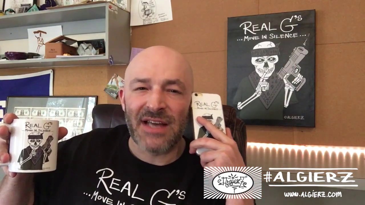 New! // "Real G's Move in Silence" on everything! // Coffee cups, iPhone cases, t-shirts, wall
