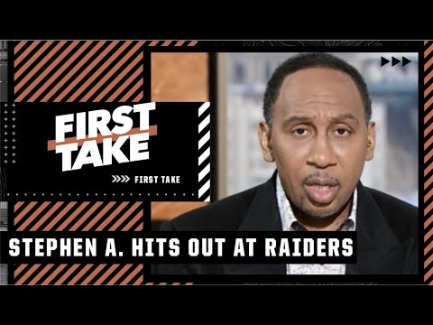 Stephen a. Smith to raiders owner: dumbest quote i’ve ever seen! | first take