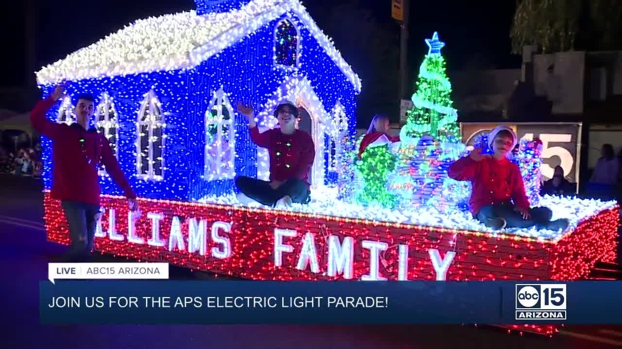 APS Electric Light Parade hits Phoenix streets (Part 3) YouTube