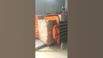 Small Capacity Horizontal Baler with Heavy duty workshos