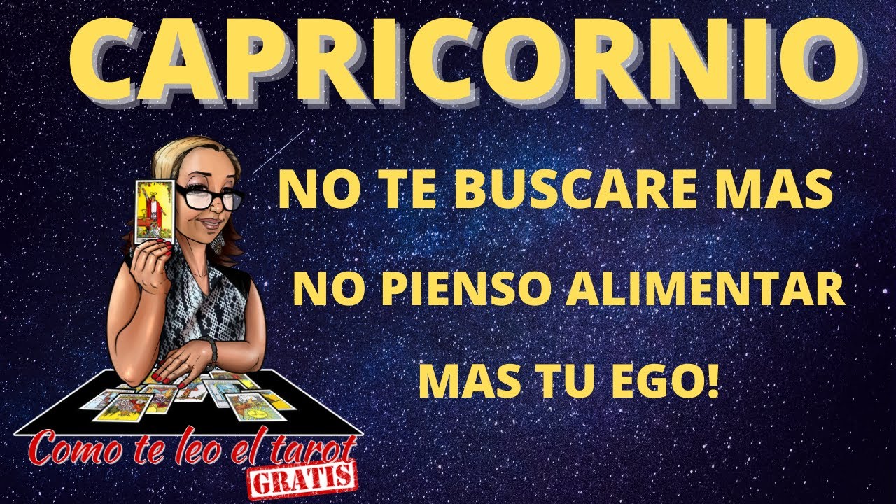 CAPRICORNIO! SE arrepiente de lo que hizo! Esto es seguro! Porque ésta ...