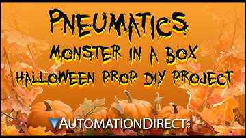 Halloween Pneumatics Prop DIY - Automated Monster In A Box from AutomationDirect