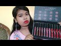 Testing Fake Huda beauty liquid lipsticks