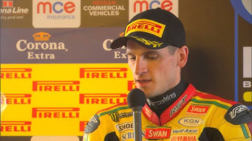 Thruxton Race 2 Press Conference - MCE Insurance British Superbike Championship