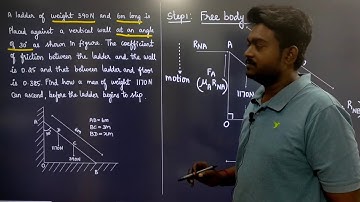 Ladder Friction problem in Tamil | Engineering Mechanics in Tamil | ME3351 Lectures in Tamil Unit 4