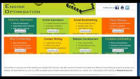 Directory Submission & Social Bookmarking