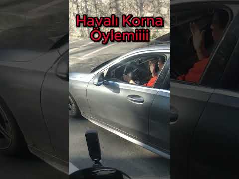 Havalı Korna Kullanıp Yanmayın / Trafik Cezası  #youtubeshorts