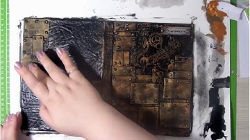 Скрапбукинг/Мужской блокнот/Обзор и небольшой МК