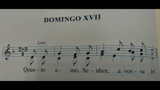 Quanto amo Senhor a vossa lei Salmo domingo XVII - M Luis