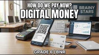 💳How Do We Pay Without Cash | Digital Money Tools | Grade 6 | Brainy Stars#payment #education