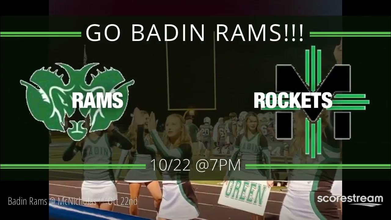 Badin Rams Football Video 14 YouTube