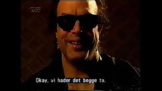 KISS - Paul Stanley & Gene Simmons interview on Listen - Danish TV - 04/02/94
