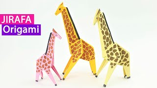 🦒 Cómo hacer una jirafa de papel fácil – Origami paso a paso