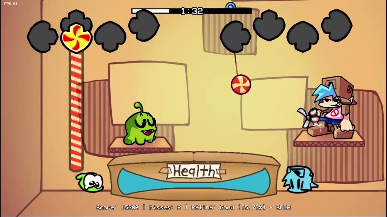 jugando sweet candy fnf 1 XD