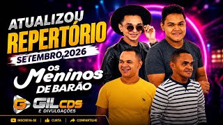 Os meninos de barão, Repertório novo setembro de 2026, Forró romântico atualizado 