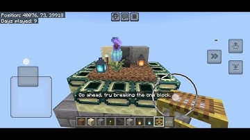 Getting floating gravity blocks