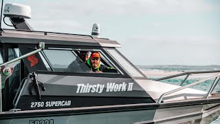 Mark Hateley’s Stabicraft 2750 Supercab in Ansons Bay, Tasmania