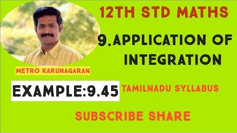 12th Std Maths Example 9.45 Show that Gamma integral (n)= 2 Integral 0 to ♾️ e^-x²x²n-1 dx