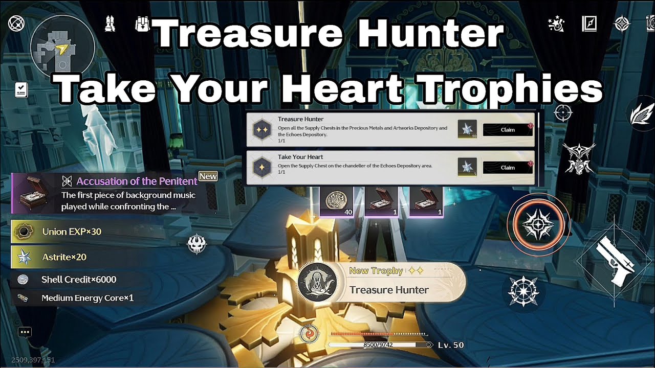 Treasure Hunter | Take Your Heart Trophies Achievement Wuthering Waves ...