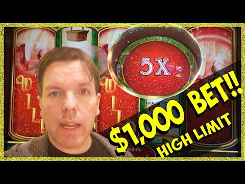 $1,000 BET!! ★ HI-LIMIT BIRTHDAY 'RUBY SLIPPERS'!! ★ 100 SPINS! MAX BET! ★ BrentSlots