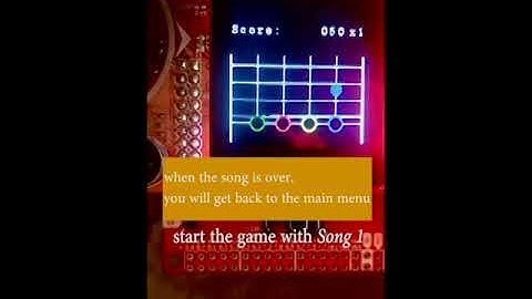 The music game MSP432 board