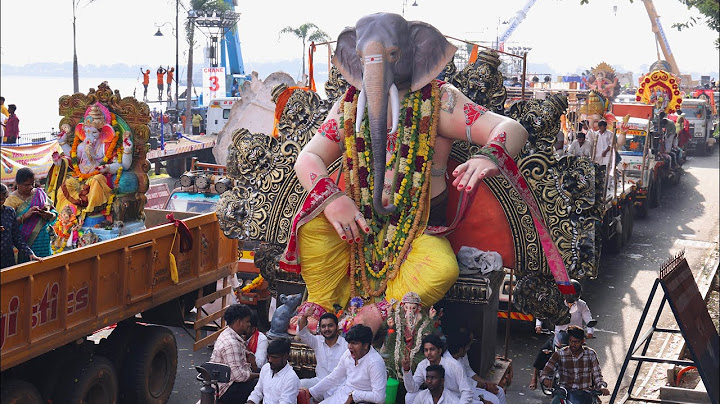 Ganesh Shobha Yatra 2024 | Ganesh Nimajjanam 2024 | Ganesh Visarjan in Hyderabad | Ganesh immersion