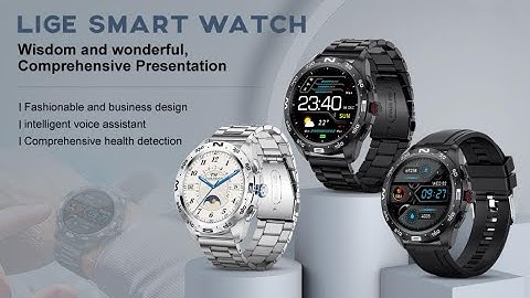 LIGE Smart Watch for Men BW327  Bluetooth Call Voice Dial Chat Fitness Tracker