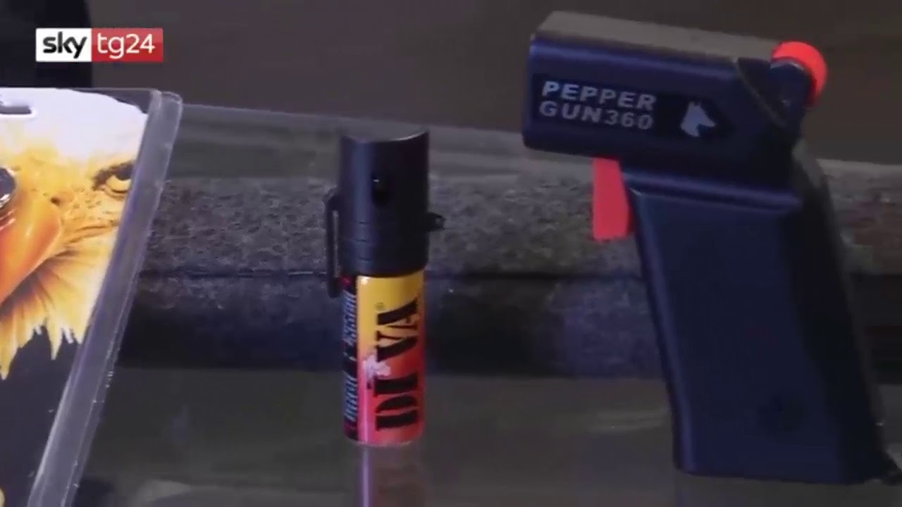 Servizio Spray Peperoncino Sky tg 24 11 Dic 2018