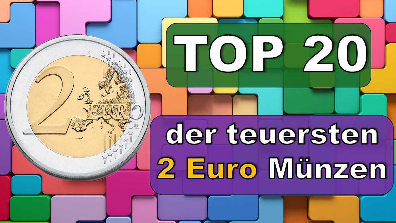 Nickel In 1 Euro Münze Mit Innerem Ring Und äußerem Ring Die 20 wertvollsten 2 Euro Münzen: Diese Schätze musst du kennen! - YouTube