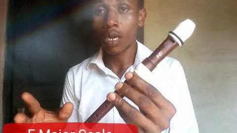 How To Play F Major Scale On The Recorder