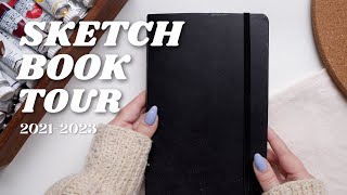 GOUACHE SKETCHBOOK TOUR 🌷 No Talking, Relaxing