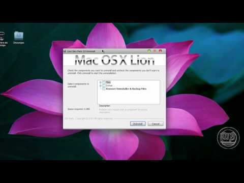 Como Desinstalar y Configurar Mac OS X Lion Skin Pack para Windows 7