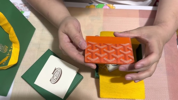 I just received a Pocket Organizer and I can't say I am super impressed. I  was carrying a Goyard St. Sulpice card holder and it was so thin. This  might take some