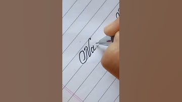 Name NAAZ in cursive writing #calligraphy