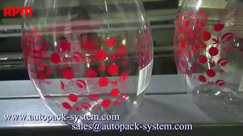 S104M automatic servo 3 color screen printer for transparent plastic round bottle