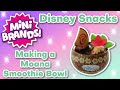 Mini Brands Create - Disney Food Series! Making a Moana Smoothie Bowl!