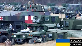 NATO's Power Play: Troops and Tanks Flood Ukraine!