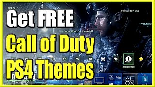 How to Get Call of Duty Dynamic Themes on PS4 for AWESOME backgrounds! (Quick Method!)