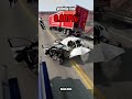 Chance of survival with different vehicles - BeamNG.drive! #shorts