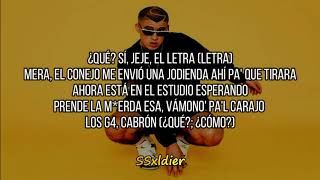 Bad Bunny - Luar La L - 100 Millones - (LYRICS/LETRA)